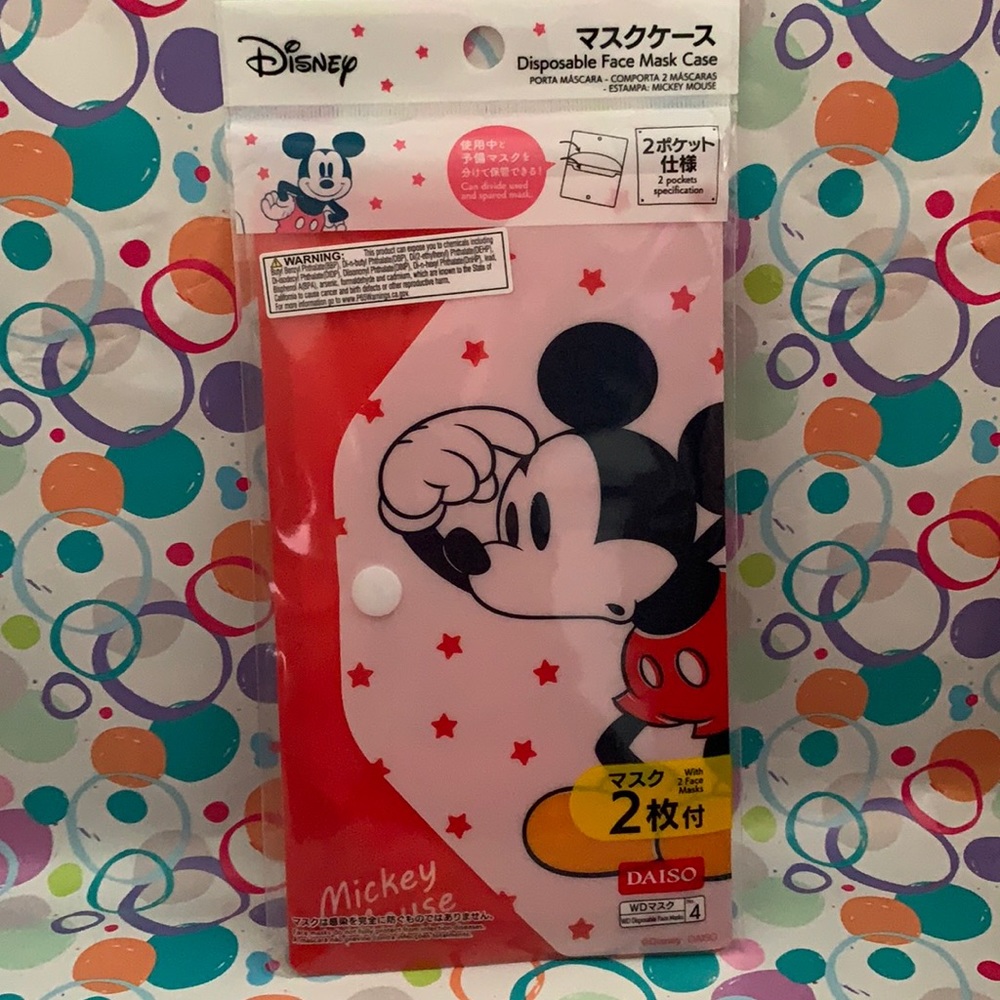 Mickey Mouse Face Mask Holder